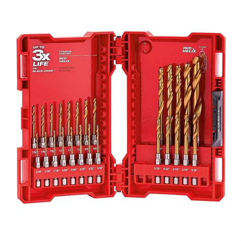 Milwaukee Tool SHOCKWAVE Titanium Drill Bit Set (26-Piece) | The Home Depot Canada