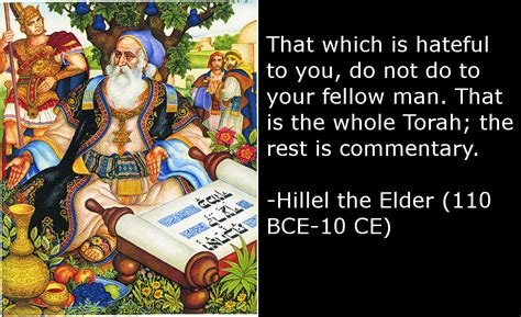 That which is hateful to you, do not do to your fellow man... - Hillel the Elder [1000x610] [OC ...