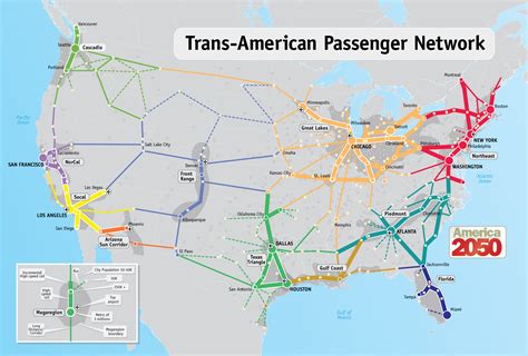 HSR-Network.png (3300×2233) | Trans america, Gulf coast florida, America