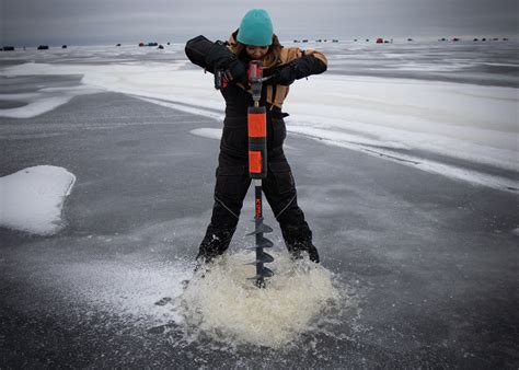 The K-Drill Ice Auger System Makes Drilling Holes EASY - OUTDOORS.COM