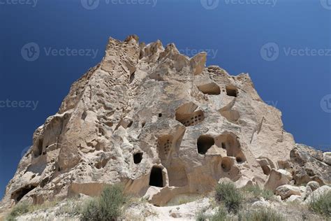 Uchisar Castle in Cappadocia, Turkey 10296372 Stock Photo at Vecteezy