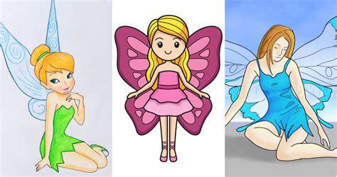 20 Cute Fairy Drawing Ideas - How to Draw a Fairy