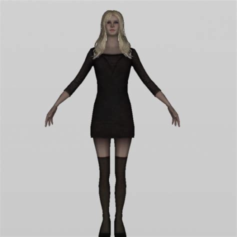 Free 3D file Dancer Girl Character 3D Model obj file 👧・Model to download and 3D print・Cults