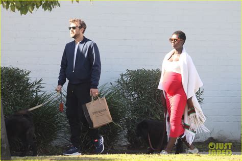 Photo: jodie turner smith puts baby bumpon full display joshua jackson ...