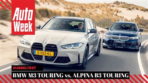 BMW M3 Touring vs. Alpina B3 Touring - AutoWeek Dubbeltest - YouTube