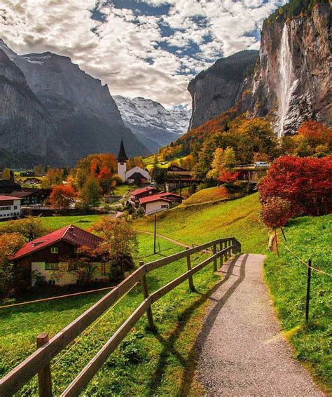 Lauterbrunnen, Switzerland | Vakker natur, Vakre steder, Natur