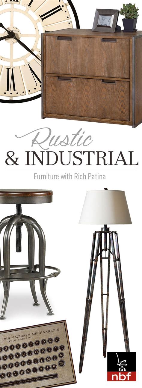 Rustic & Industrial Office Furniture - Furniture with Rich Patina ...