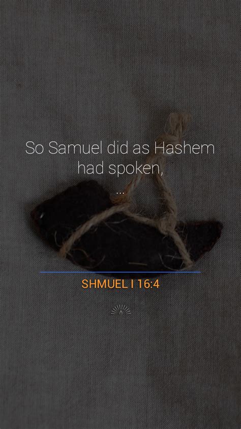 1 SAMUEL Chapter 16 | Daily Holy Bible Reading