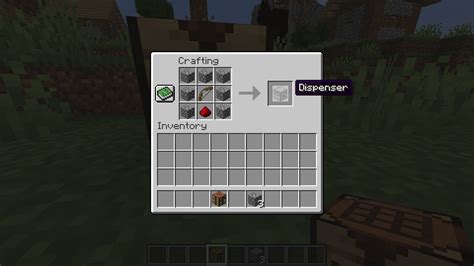 How to make and use a dispenser in Minecraft 1.19 update