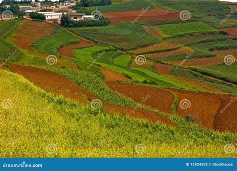 Chinese Countryside Village (2) Stock Photo - Image of colour, farmland: 12424502