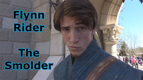 Flynn Rider SMOLDER - Tangled Meet & Greet - Disney Magic Kingdom - YouTube