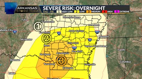 Arkansas Storm Team Forecast: Strong to severe storms possible Thursday ...