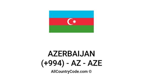 Azerbaijan 994 AZ Country Code (AZE) | All Country Code