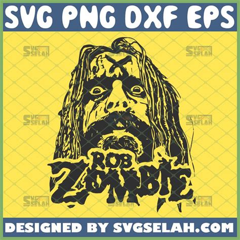 Rob Zombie SVG, White Zombie Rock Band Inspired - SVG Selah