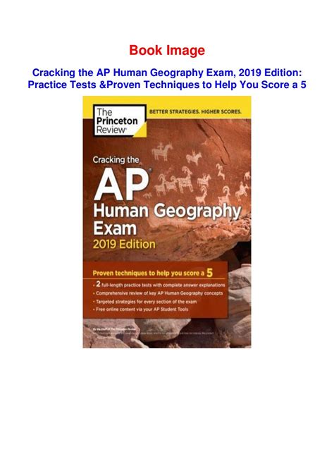 Read Books (PDF) Cracking the AP Human Geography Exam, 2019 Edition: Practice Tests & Proven ...