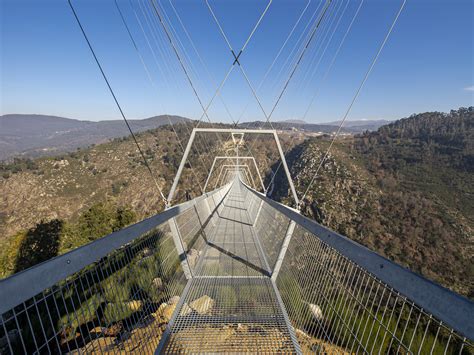 516 Arouca In Portugal Is The World's Longest Pedestrian Suspension Bridge : NPR