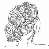 Beautiful Hair Coloring Pages sketch template