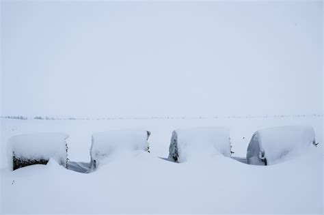 Snow buries Iowa campaigning ahead of possible bomb cyclone