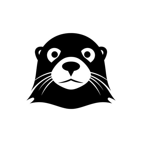 Sea otter Icon on White Background - Simple Vector Illustration ...