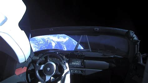 Starman In The Tesla Roadster, First Production Car In Space ...