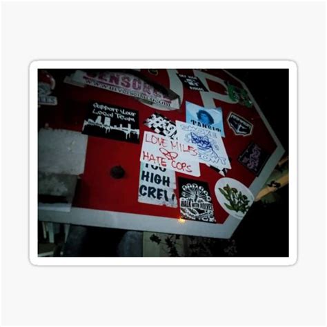 "Grunge Sticker Graffiti Stop Sign Original Photo" Sticker by ...