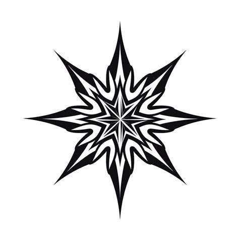 Black Star Tattoo PNG Tattoo Flash Digital Download Black Star Tattoo ...