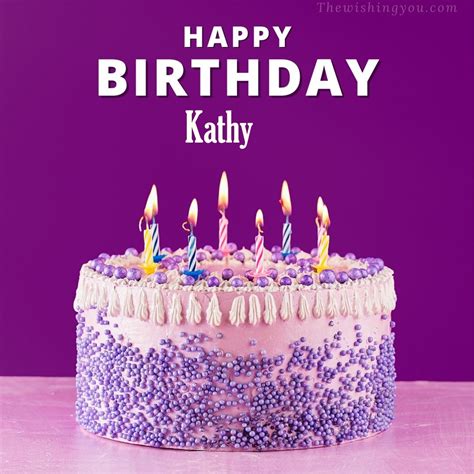 100+ HD Happy Birthday Kathy Cake Images And Shayari