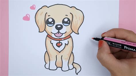 How to Draw a Labrador | Golden Retriever Puppy Easy - BARBIE'S DOG