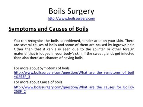 All About Boils Surgery and its benefits