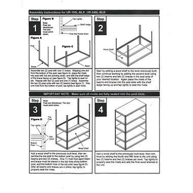 Edsal 5-Shelf Heavy Duty Steel Shelving Black | Metal storage cabinets ...