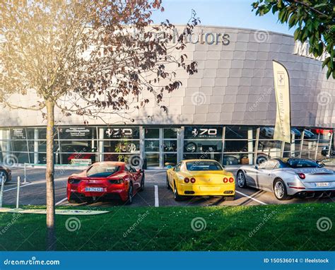 Modena Motors Luxury Sport Car Dealership Building Office Editorial ...