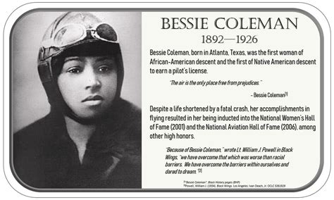 Bessie Coleman Timeline