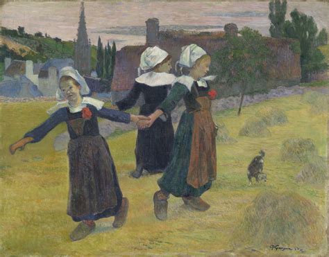 Breton Girls Dancing, 1888 Free Stock Photo - Public Domain Pictures
