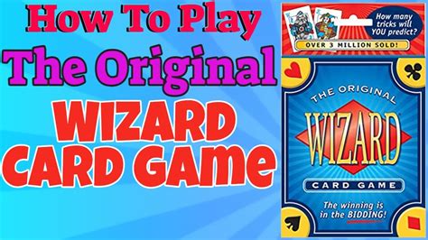 How To Play The Original Wizard Card Game - YouTube