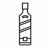 Bourbon Johnnie liquor Spirits Walker Icon sketch template