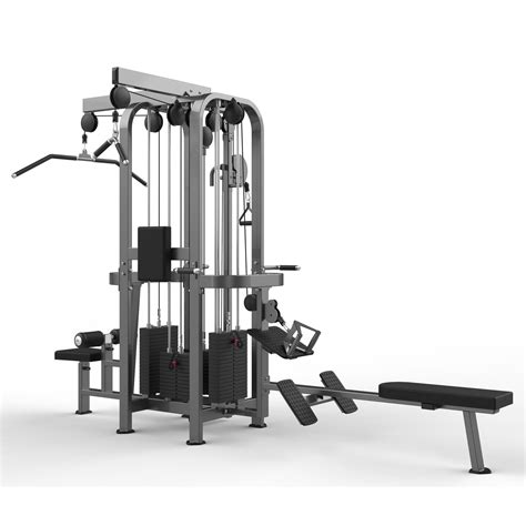 Multi Fitness Sports Equipment Jungle Machine 4-Stack Commercial Gym ...