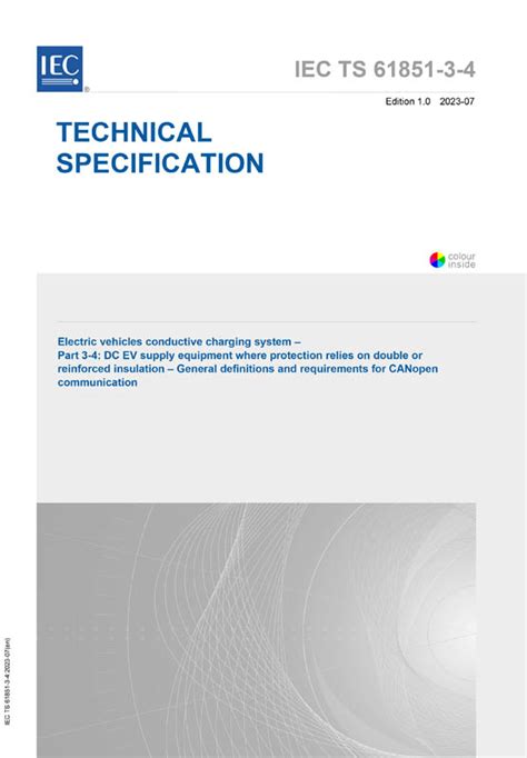 IEC TS 61851-3-4:2023 - IEC Standards - VDE Publishing House