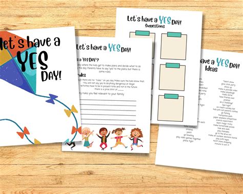 Let's Have A Yes Day Family Fun, Printable, Gift, Yes Day - Etsy