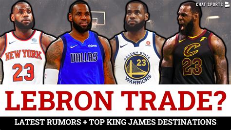 LeBron James Trade Rumors + Top 5 Trade Destinations For King James ...