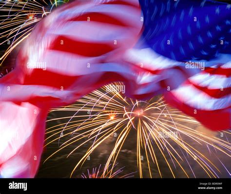 American Flag Fireworks High Resolution Stock Photography and Images - Alamy