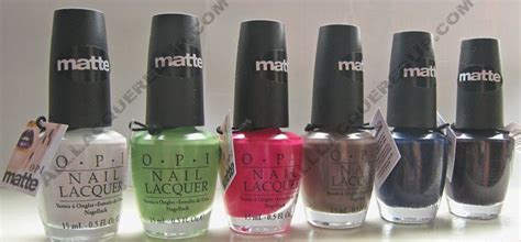 OPI Matte Nail Polish Swatches and Review | Opi matte nail polish, Opi ...