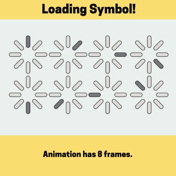 GIF - Loading Sign / Symbol - Animated Clipart by Lesson Launch | TPT