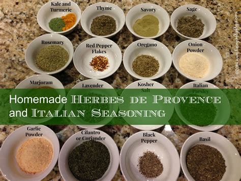 Homemade Herbes de Provence or Italian Seasoning | Herbs de provence ...