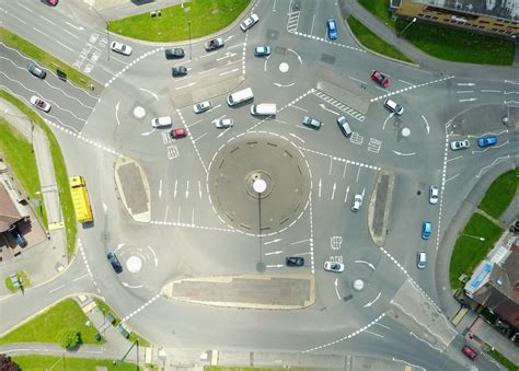 The Magic Roundabout, Swindon, UK : drones