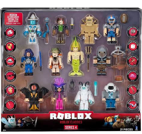 Jazwares Series 4 Roblox Classics Action Figure Set, 21 Pieces - Walmart.com