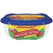 Schnucks Butter,Spreadable Salted Sweet Cream W/Canola Oil: Calories ...