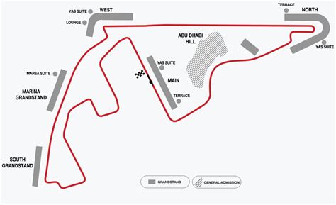 Abu Dhabi Grand Prix - Track & Grandstand Guide