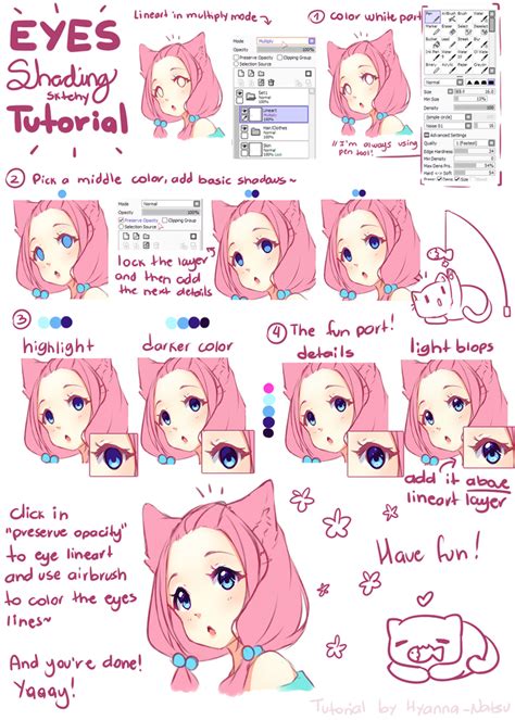 Tutorial - Hyan simple eye shading by Hyan-Doodles on DeviantArt