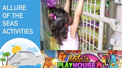 Allure of the seas activities on board for kids outdoor playground - YouTube