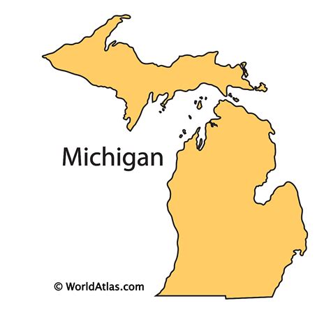 Michigan Maps & Facts - World Atlas